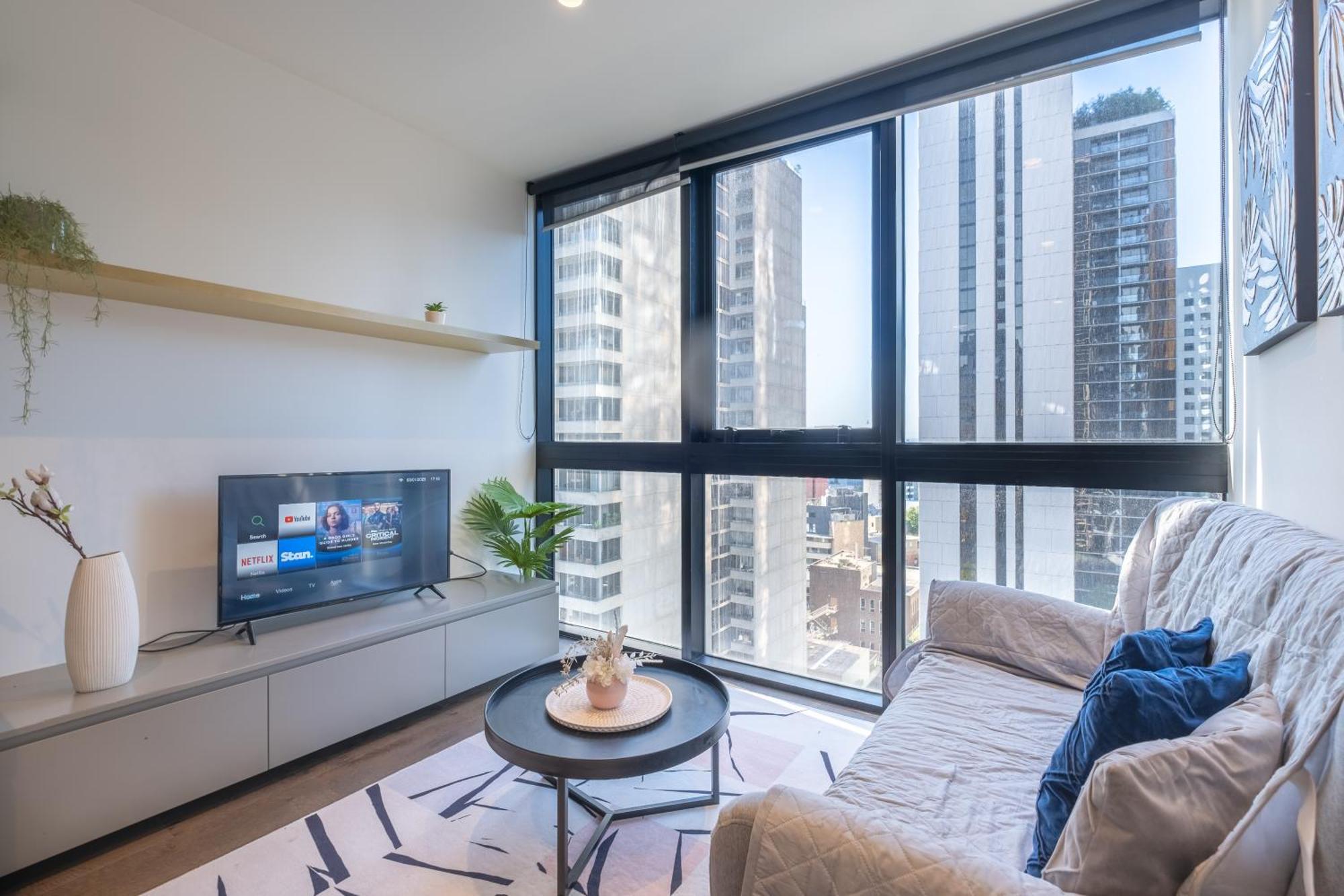 Relaxed 1Br1Ba City View Apt Wifi In Cbd Melbourne City Exterior foto